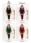 Shanvi By Gulrez Velvet Embroidery Kurti With Bottom Exporters In India
